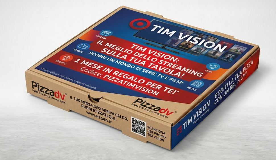 Foodbox advertising per campagna telecom e streaming
