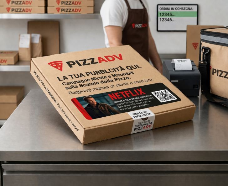 Foodbox distribuita in contesto operativo Pizzadv